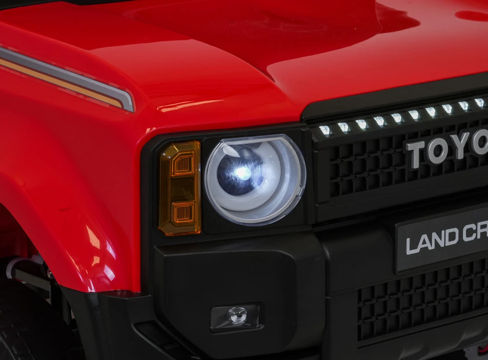 Ramiz Elektromobilis Toyota Land Cruiser PRADO, Raudona