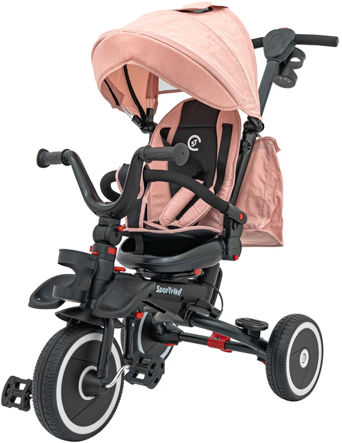 Sun Baby RIDER Rožinis SPORTRIKE triratis