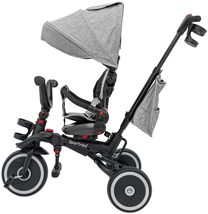 Smartrike RIDER triratis pilkas SPORTRIKE