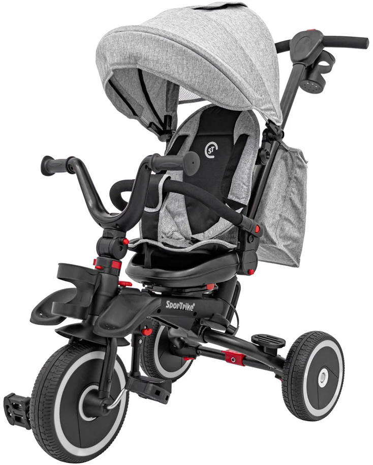 Smartrike RIDER triratis pilkas SPORTRIKE