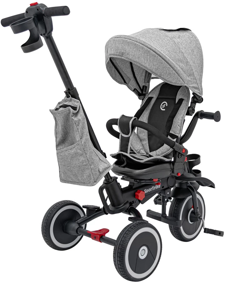 Smartrike RIDER triratis pilkas SPORTRIKE