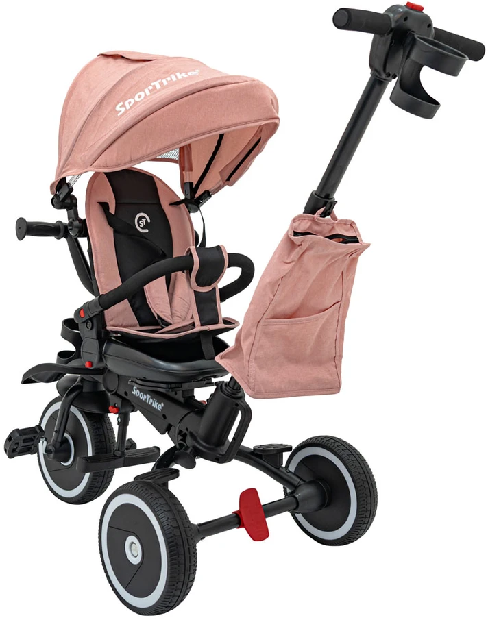 Sun Baby RIDER Rožinis SPORTRIKE triratis