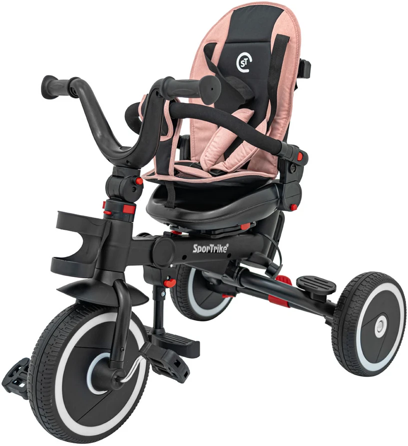 Sun Baby RIDER Rožinis SPORTRIKE triratis