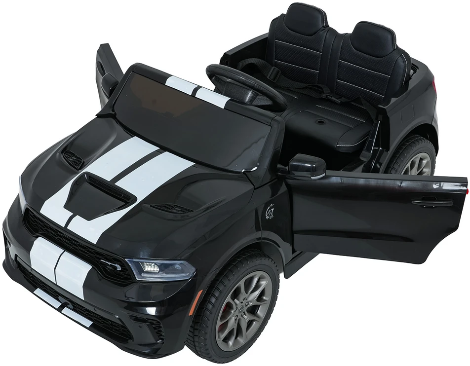 Vaikiškas visureigis Dodge Durango juodas