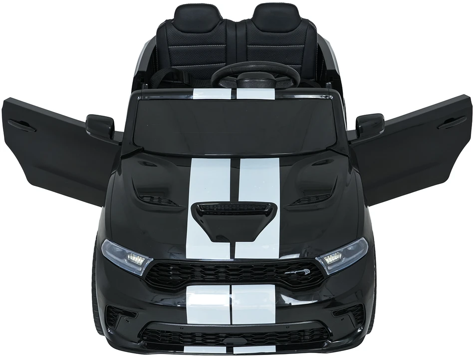 Vaikiškas visureigis Dodge Durango juodas