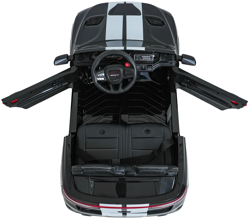 Vaikiškas visureigis Dodge Durango juodas