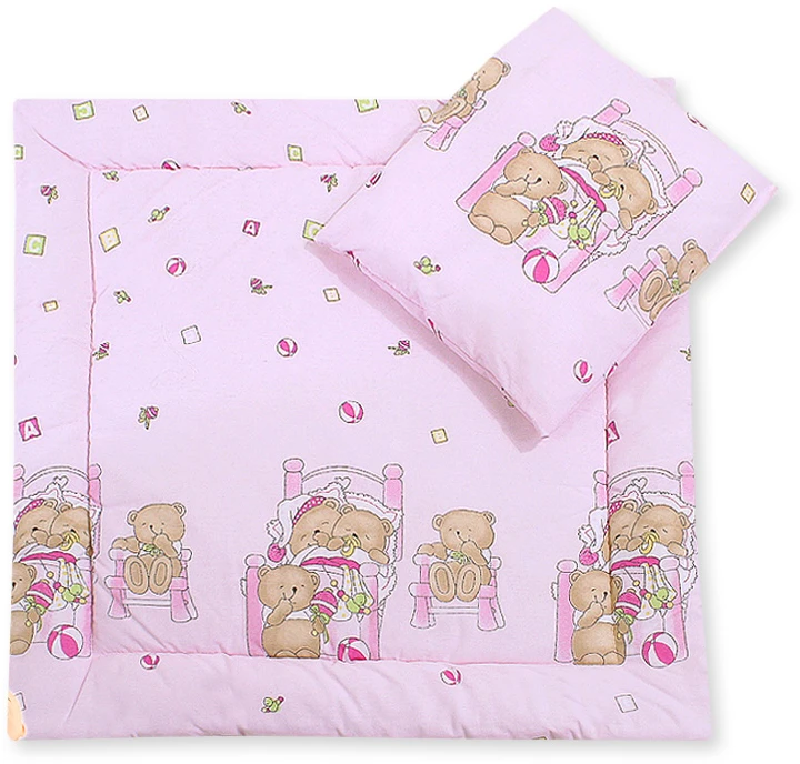 Patalynės komplektas kūdikių vežimėliui Teddies – švelnumui ir jaukumui pirmosioms dienoms.