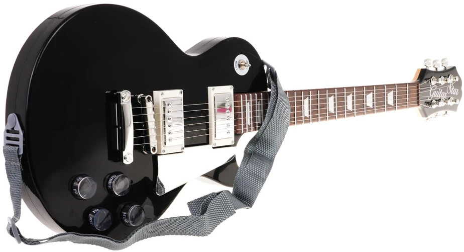 Relacart Vaikų gitaros ir mikrofono rinkinys juodas