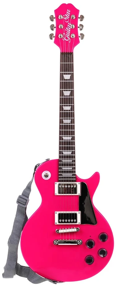 Lean Sport Vaikų gitaros ir mikrofono rinkinys rožinis
