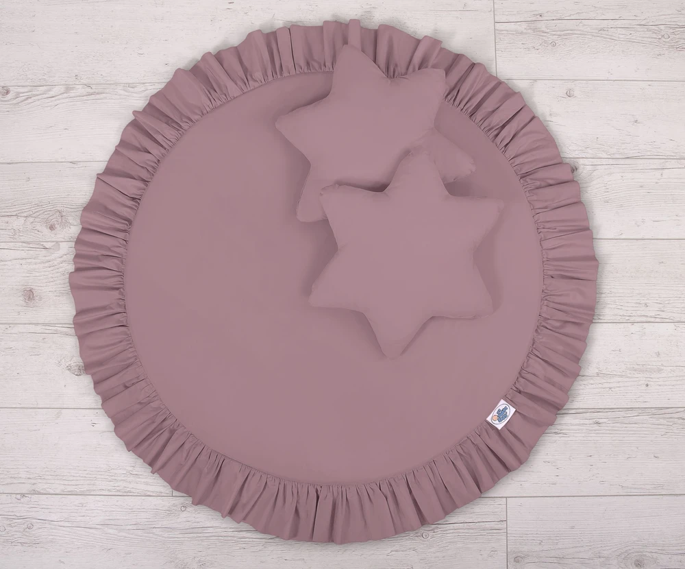 My Sweet Baby Vaikiška kabanti palapinė, žaidimų kilimėlis ir pagalvėlės – pastelinis violetinis