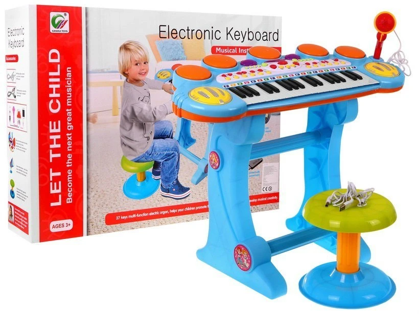 Ramiz Klaviatūra USB MP3 būgnai 3 oktavos
