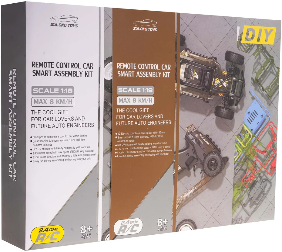 Triton Vikšrinis įrenginys SULONG 1:18 2,4GHz