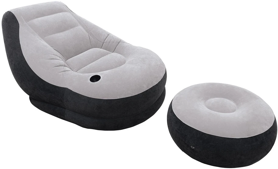Fotelis Pripučiama kedė su pufu INTEX Ultra Lounge 102x137x76cm, 64x28cm