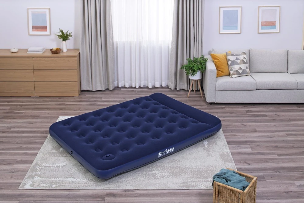 Bestway Air Mattress Queen pripučiamas čiužinys su įmontuota pompa 203x152 67226
