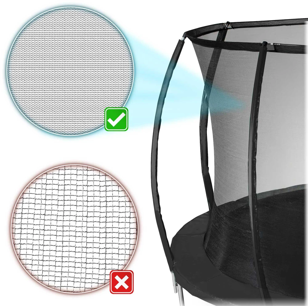 Vidinė tinklinė apsauga batutui Neo-Sport 252 cm (8 ft), 6 polių