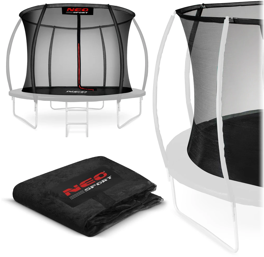 Vidinė tinklinė apsauga batutui Neo-Sport 252 cm (8 ft), 6 polių