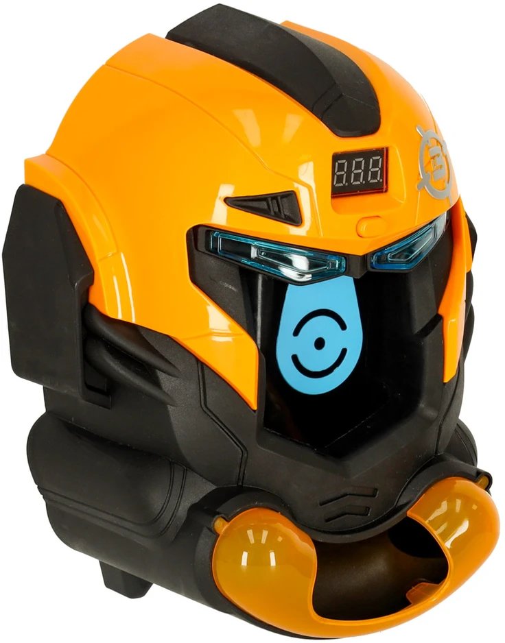 Tikslinio šaudymo roboto galvos arcade žaidimo rinkinys pistoletas + kamuoliukai