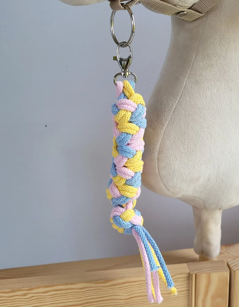Super Hobby Horse Hobio arklio pavadis, mėlyna/šviesiai rožinė/geltona