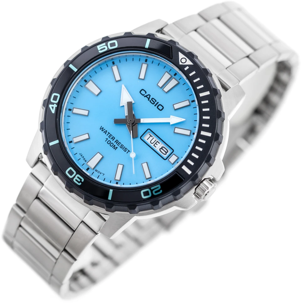 Vyriškas laikrodis Casio MTD-125D-2A3 + BOX WR100