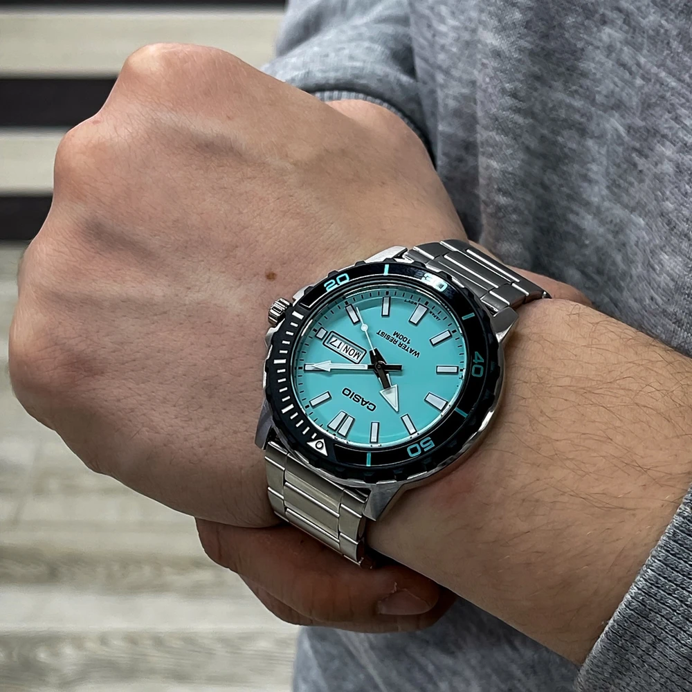 Vyriškas laikrodis Casio MTD-125D-2A3 + BOX WR100