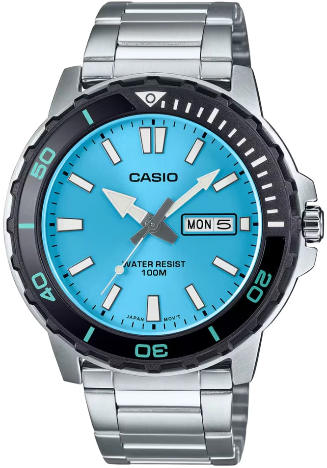 Vyriškas laikrodis Casio MTD-125D-2A3 + BOX WR100
