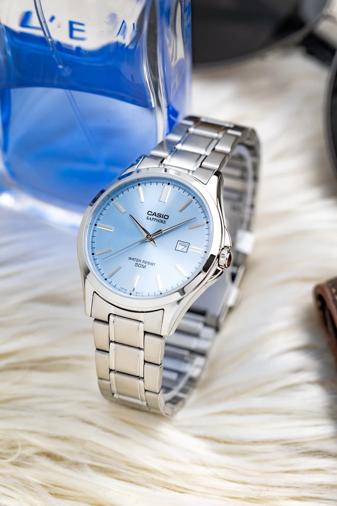 Vyriškas laikrodis Casio MTS-115D-2A2V + BOX (zd292b) SZAFIR
