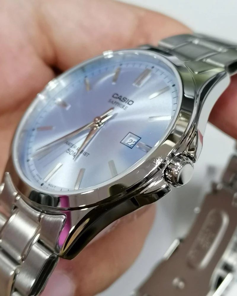 Vyriškas laikrodis Casio MTS-115D-2A2V + BOX (zd292b) SZAFIR