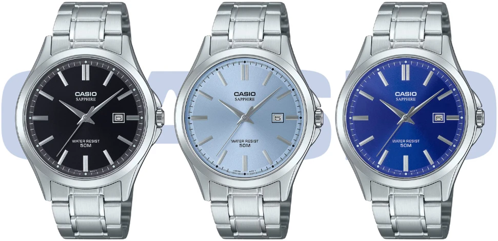 Vyriškas laikrodis Casio MTS-115D-2A2V + BOX (zd292b) SZAFIR