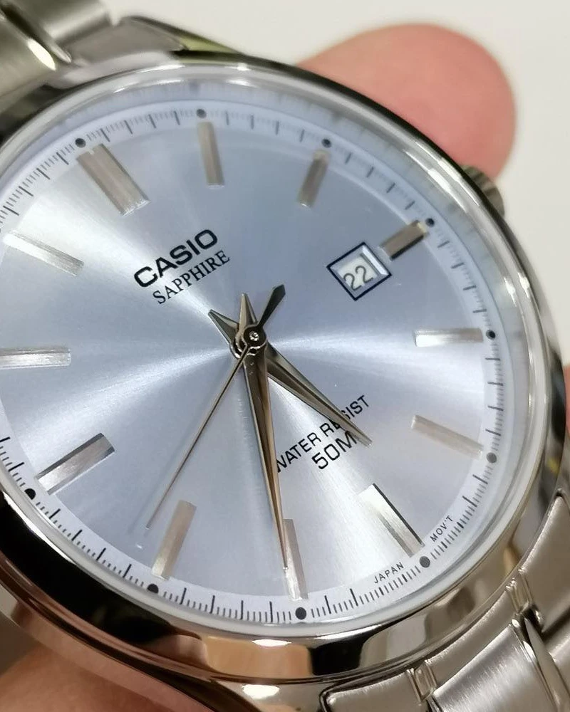 Vyriškas laikrodis Casio MTS-115D-2A2V + BOX (zd292b) SZAFIR