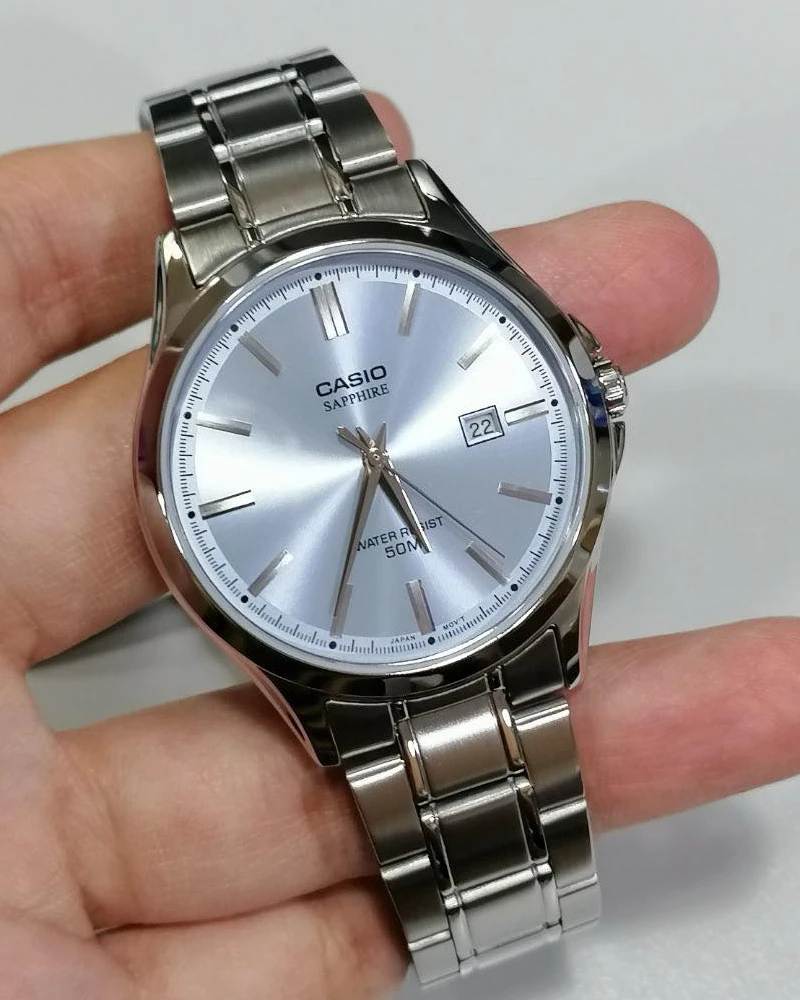 Vyriškas laikrodis Casio MTS-115D-2A2V + BOX (zd292b) SZAFIR