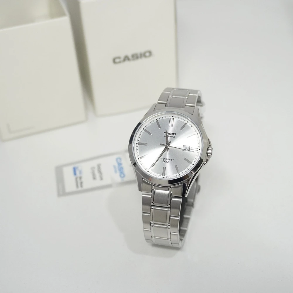 Vyriškas laikrodis Casio MTS-115D-7A + BOX (zd292c) SZAFIR