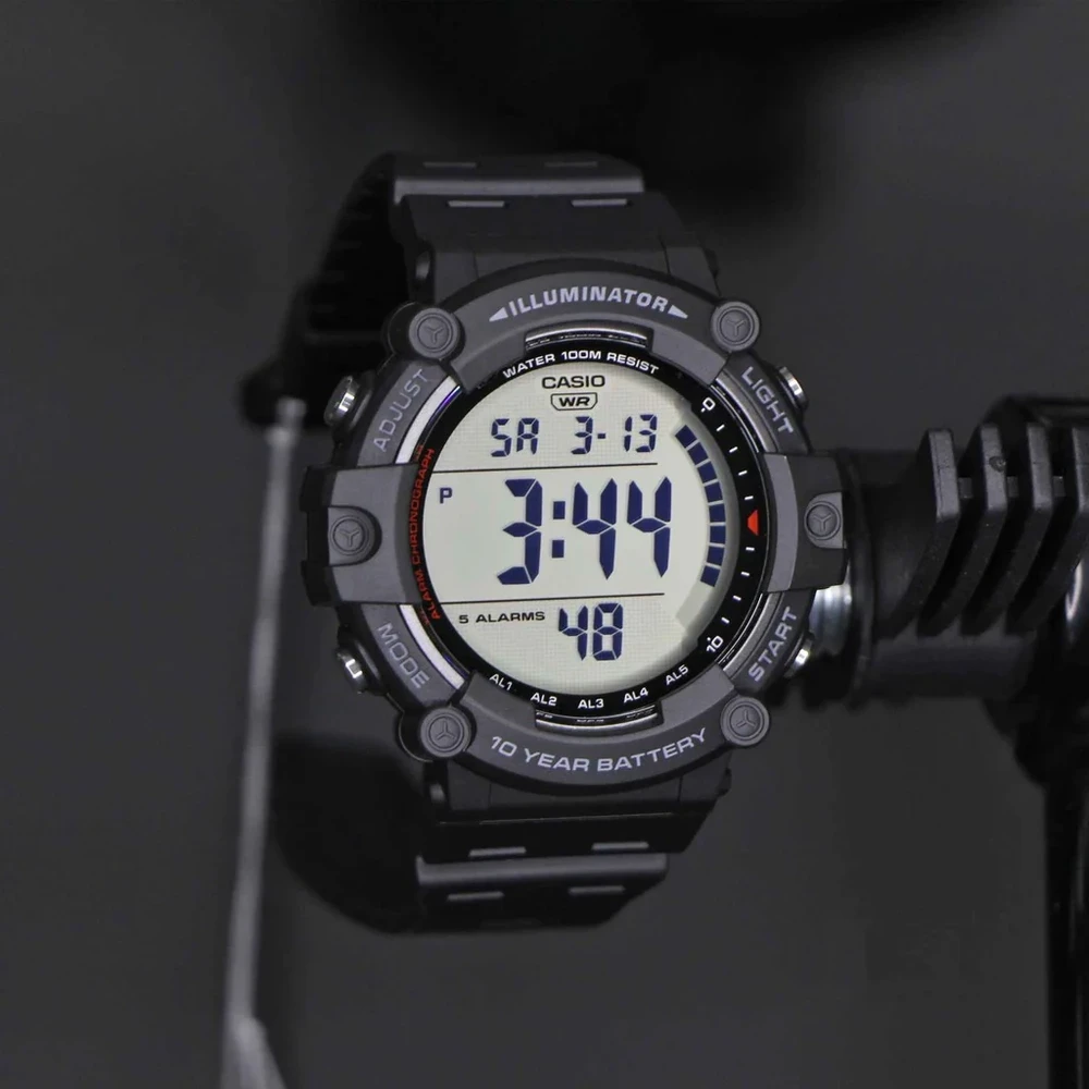Vyriškas laikrodis Casio Sport Illuminator AE-1500WH-1A, Juodos spalvos