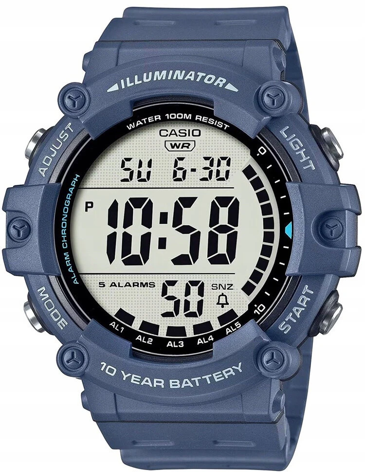 Laikrodis vyrams CASIO SPORT ILLUMINATOR AE-1500WH-2A + dėžutė