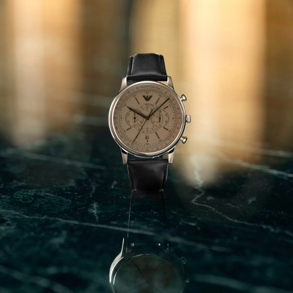 Vyriškas laikrodis EMPORIO ARMANI AR11634 - Minimalist Chronograph+ BOX