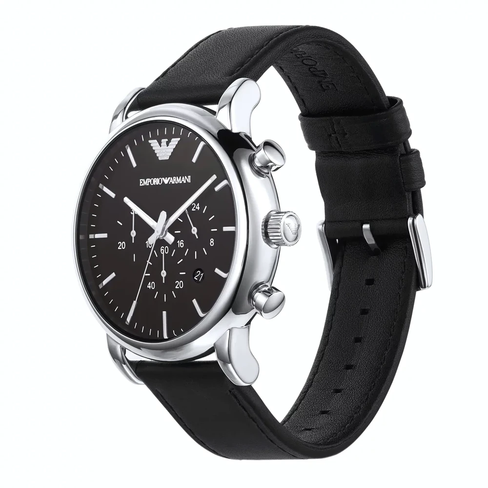 Vyriškas laikrodis EMPORIO ARMANI LUIGI AR1828 + BOX (zi091b)