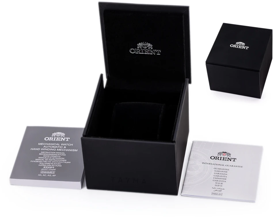 Vyriškas laikrodis Orient Classic Sun & Moon RA-AS0007S10B + BOX
