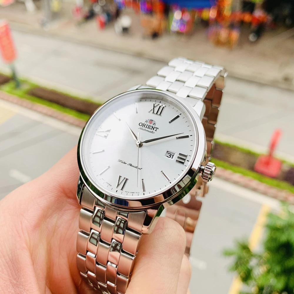 Orient Contemporary Symphony III vyriškas laikrodis RA-AC0F10S10B + BOX