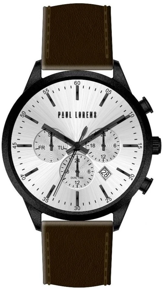 Vyriškas laikrodis PAUL LORENS - PL20026A-3B1 (zg392d) + BOX