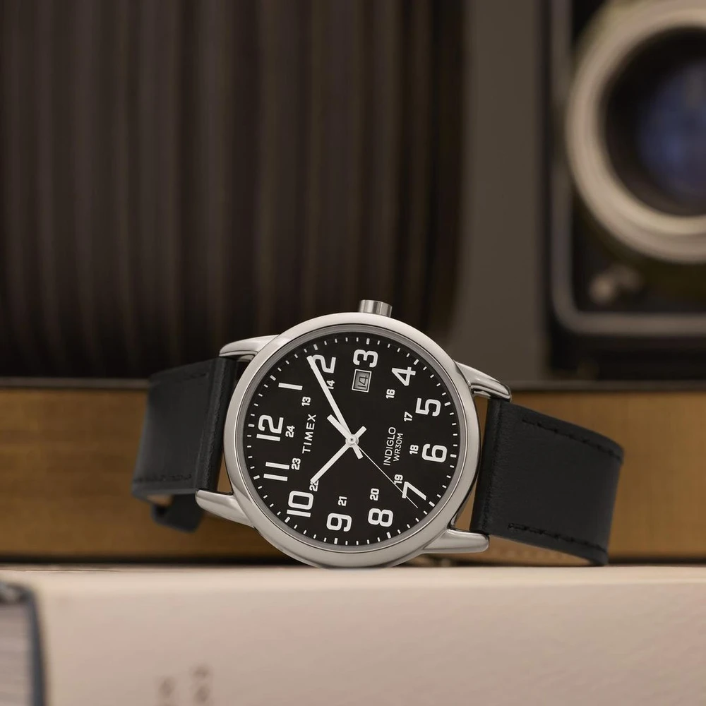 Vyriškas laikrodis TIMEX EASY READER CLASSIC TW2Y12800 + BOX (zt180a))