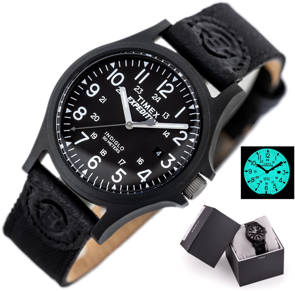 Laikrodis MEN'S TIMEX EXPEDITION WATCH TW4B08100 + BOX