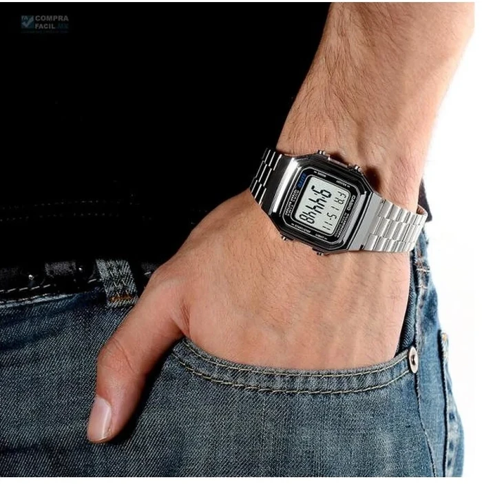 Laikrodis vyrams CASIO A178WA-1A (zd082a) - KLASYKA