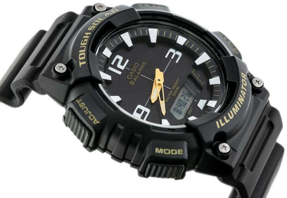 Vyriškas laikrodis CASIO AQ-S810W-1BV (zd044c) - SOLAR POWERED + BOX