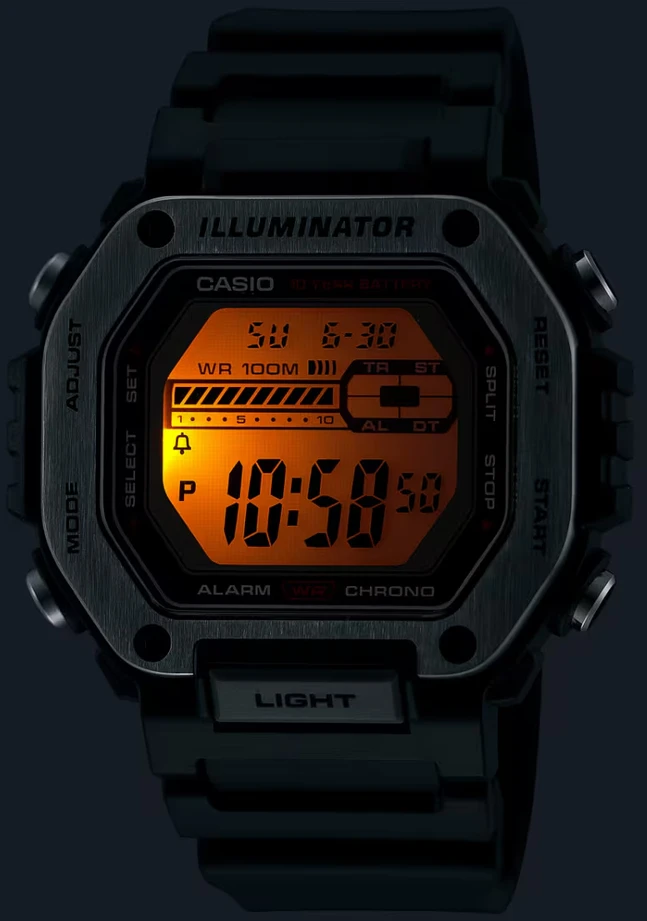 Vyriškas laikrodis CASIO MWD-110H-1AV + BOX (zd287a)