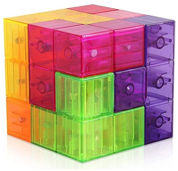 X Bida Magnetinis konstruktorius Magic Magnetic Cubes 28 el.