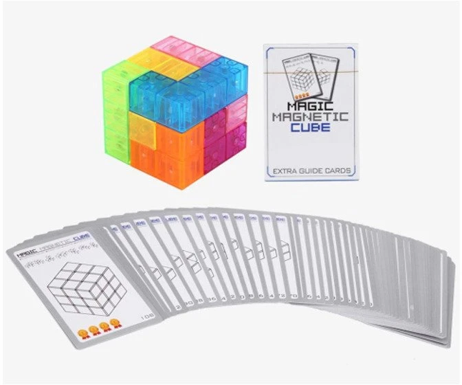 X Bida Magnetinis konstruktorius Magic Magnetic Cubes 56 el.