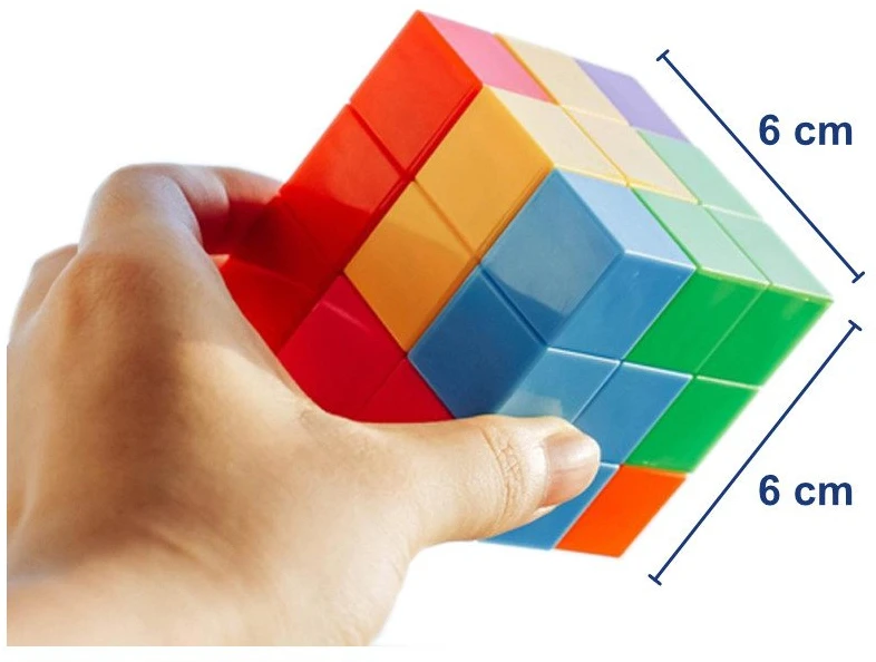 X Bida Magnetinis konstruktorius Magic Magnetic Cubes 56 el.