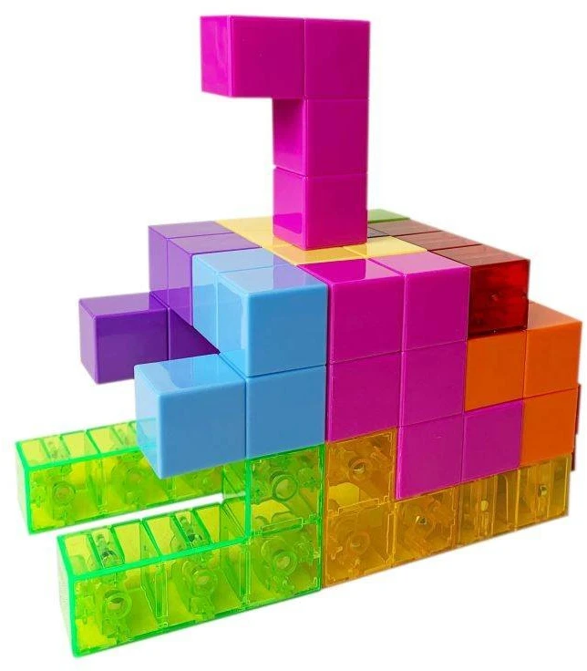 X Bida Magnetinis konstruktorius Magic Magnetic Cubes 56 el.