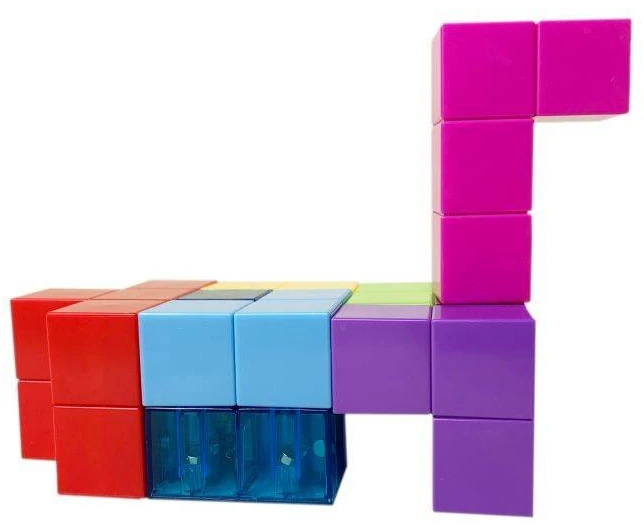 X Bida Magnetinis konstruktorius Magic Magnetic Cubes 56 el.