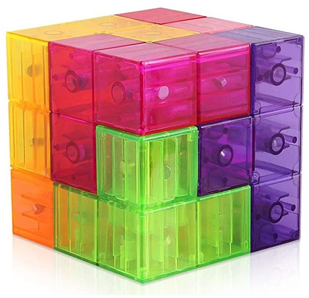 X Bida Magnetinis konstruktorius Magic Magnetic Cubes 56 el.