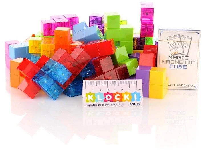 X Bida Magnetinis konstruktorius Magic Magnetic Cubes 56 el.